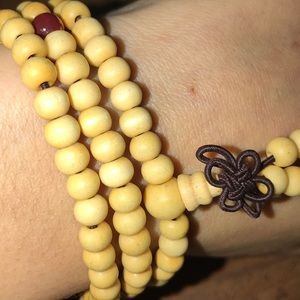Cream NWOT Mala Bracelet
